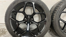 Load image into Gallery viewer, 10 15 Chevrolet Camaro MRR M288 Rear 20'' Black Gloss Wheels 20x10 Tires