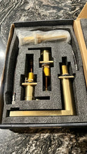 Load image into Gallery viewer, Mr. Faucet 3 Holes 2 Handle Bathroom Sink Faucet Brushed Gold Brass New in Box