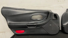 Load image into Gallery viewer, 97 04 Chevrolet Corvette C5 Right Left Door Panels Black Passenger Driver OEM GM