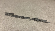 Load image into Gallery viewer, 93 02 Pontiac Firebird Trans AM Factory Passenger Door Emblem Letters Pewter GM