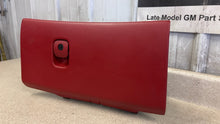 Load image into Gallery viewer, 05 13 C6 Corvette Factory Red Glove Box Dash Driver Knee Bolster Trim Side Panel