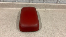 Load image into Gallery viewer, 11 14 Dodge Charger SRT Red Leather Center Console Lid Armrest Factory Mopar