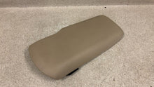Load image into Gallery viewer, 05 13 Chevrolet C6 Corvette Z06 Center Console Lid Armrest Tan Leather GM 55K