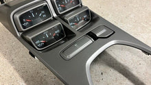 Load image into Gallery viewer, 10 15 Camaro SS Center Console Top Trim Gauges Switches Controls GM OEM NICE!