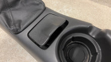 Load image into Gallery viewer, 98 02 Firebird Camaro Factory Center Console Top Shifter Trim Manual Black Boot