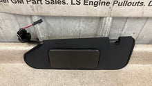 Load image into Gallery viewer, 05 13 Corvette Z06 C6 Driver Sun Visor Left GM Homelink Garage Opener Black NICE