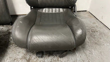 Load image into Gallery viewer, 1996 1997 Pontiac Firebird WS6 Front Rear Set Seats Leather Graphite Gray OEM