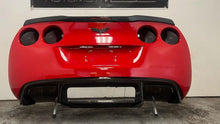 Load image into Gallery viewer, 05 13 Corvette C6 Z06 Rear Bumper Cover Spoiler Diffuser Red GM Tail Light