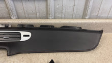 Load image into Gallery viewer, 10 15 Camaro SS Black Leather Dash Trim Vents 2 Pieces GM 22880758 Orange Stitch