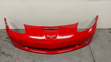 Load image into Gallery viewer, 05 13 Chevrolet C6 Z06 Factory Wide Body Front Bumper Assembly Cover OEM GM Red