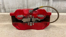 Load image into Gallery viewer, 06 13 Corvette C6 Z06 Rear Brake Calipers 4 Piston Set Red Brakes 18K Miles Hose