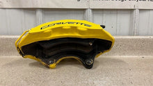 Load image into Gallery viewer, 15 19 Corvette C7 Z06 Front Driver 6 Piston Brake Caliper Yellow Brembo 23242497