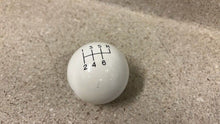 Load image into Gallery viewer, Hurst Classic 6 Speed Shifter Knob White Black Shift Gear 1630040 Manual Large