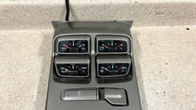 Load image into Gallery viewer, 10 15 Camaro SS Center Console Top Trim Gauges Switches Controls GM OEM NICE!
