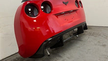 Load image into Gallery viewer, 05 13 Corvette C6 Z06 Rear Bumper Cover Spoiler Diffuser Red GM Tail Light