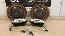 Load image into Gallery viewer, 10 15 Camaro Brembo GT Series 4-Piston Rear Big Brake Kit with 15" 2-Piece Rotor
