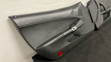 Load image into Gallery viewer, 05 13 Corvette C6 Z06 Driver Passenger Interior Door Trim Panels Black Pair