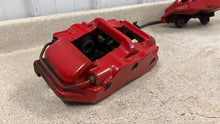 Load image into Gallery viewer, 06 13 Chevrolet Corvette C6 Z06 Rear Brake Calipers 4 Piston Set Red Brakes