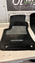 Load image into Gallery viewer, 15 20 Dodge Challenger Factory Floor mats Front Rear Carpet Cloth Mopar Logo