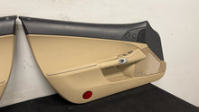 Load image into Gallery viewer, 05 13 Corvette C6 Z06 Driver Passenger Interior Door Trim Panels Cashmere Black