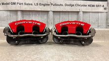 Load image into Gallery viewer, 1997 2004 Chevrolet C5 Corvette Z06 Front Brake Calipers Brakes OEM LH RH RED