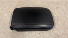 Load image into Gallery viewer, 14 17 Chevrolet SS Factory Center Console Lid Black Armrest OEM GM Red Stitching