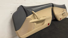 Load image into Gallery viewer, 05 13 Corvette C6 Z06 Driver Passenger Interior Door Trim Panels Cashmere Black