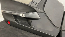 Load image into Gallery viewer, 05 13 Corvette C6 Z06 4LT Driver Passenger Interior Door Panels Black Pair Tan