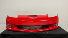 Load image into Gallery viewer, 05 13 Chevrolet C6 Z06 Factory Wide Body Front Bumper Assembly Cover OEM GM Red