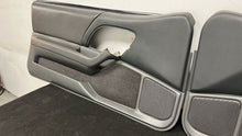 Load image into Gallery viewer, 97 99 Chevrolet Camaro SS Z28 Right Left Door Panels Leather Pair OEM GM Gray