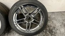 Load image into Gallery viewer, 06 08 C6 Corvette Z06 Speedline 19x12 Rear Wheels Drag 19'' Chrome 9594356 GM