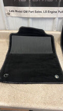 Load image into Gallery viewer, 97 04 Corvette C5 Factory Floor Mats Black GM Front Driver Passenger RH LH OEM