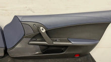 Load image into Gallery viewer, 2013 Corvette C6 60h Anniversary Twilight Blue Interior Door Trim Panels Pair