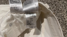 Load image into Gallery viewer, New Women's Levi's 501 Cut Off Shorts Size 28 Off White Distressed High Rise