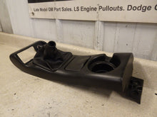 Load image into Gallery viewer, 98 02 Firebird Camaro Factory Center Console Top Shifter Trim Manual Black Boot