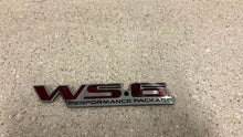 Load image into Gallery viewer, 1996 2002 Pontiac Firebird WS6 Rear Bumper Emblem Metal Original Badge OEM