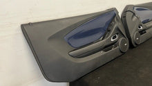 Load image into Gallery viewer, 10 15 Chevrolet Camaro SS Interior Right Left Door Panel Pair OEM Blue Panels