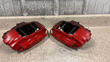 Load image into Gallery viewer, 2010 2015 Camaro SS Rear Driver Passenger Brembo Brake Calipers Pair OEM Red