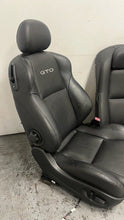 Load image into Gallery viewer, 2004 2005 2006 Pontiac GTO Complete Set Front Rear Black Leather Seats OEM