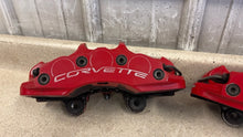 Load image into Gallery viewer, 05 13 Chevrolet Corvette C6 Z06 Front Brake Calipers 6 Piston Set Brakes OEM 59K