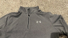 Load image into Gallery viewer, 2 Men's Under Armour Tech 2.0 Long Sleeve 1/2 Zip Heather Gray Size Medium