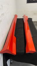 Load image into Gallery viewer, 10 13 Camaro SS GFX Right Left Rocker Panel Ground Effect Skirt Orange GM Pair