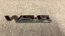 Load image into Gallery viewer, 1996 2002 Pontiac Firebird WS6 Rear Bumper Emblem Metal Original Badge OEM