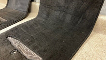 Load image into Gallery viewer, 08 13 Corvette C6 427 Floor Mats Black Front Driver Passenger RH LH Logo Pair