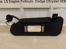 Load image into Gallery viewer, 05 13 Corvette Z06 C6 Driver Sun Visor Left GM Shade Garage Opener Black OEM 62K