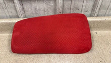 Load image into Gallery viewer, 97 04 Chevrolet C5 Corvette Z06 Center Console Lid Armrest Red Suede GM Custom