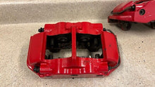 Load image into Gallery viewer, 06 13 Chevrolet Corvette C6 Z06 Rear Brake Calipers 4 Piston Set Red Brakes