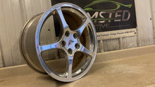 Load image into Gallery viewer, 00 04 Chevrolet Corvette C5 Rear 18x9.5 Wheel Rim GM 9593799 Polished OEM 18''