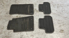 Load image into Gallery viewer, 12 15 Chevrolet Camaro SS Front Rear Left Right Floor Mats GM Black Rubber