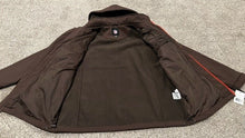 Load image into Gallery viewer, Cleveland Browns Mens X Large XL NFL Winter Coat Jacket Hood Brown New Tags